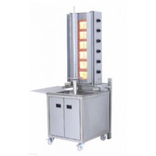 Döner Makineleri Duvara Monte Gazlı 6 Gözlü