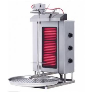 Döner Ocağı Elektrikli 3 Gözlü Üstten Motor