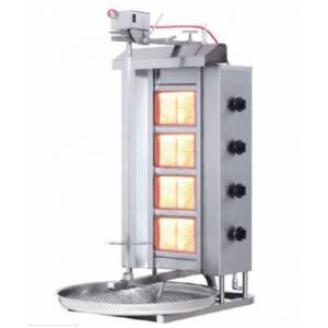 Döner Ocağı 4 Gözlü Üstten Motorlu