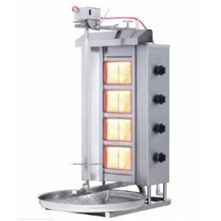 Döner Ocağı 4 Gözlü Üstten Motorlu