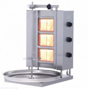 Döner Ocağı Gazlı 3 Gözlü Sabit