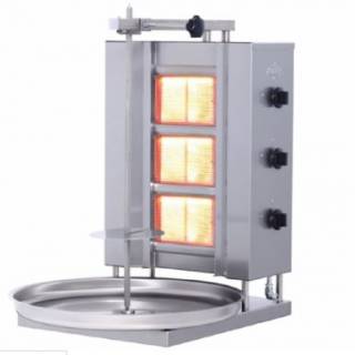 Döner Ocağı Gazlı 3 Gözlü Sabit