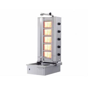 Döner Ocağı Gazlı 5 Gözlü Alttan Motorlu