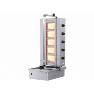 Döner Ocağı Gazlı 5 Gözlü Alttan Motorlu