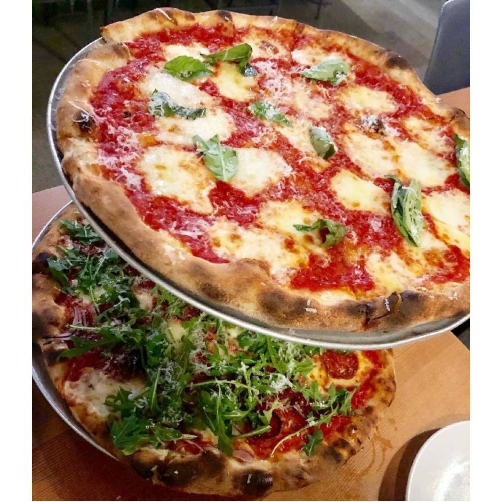 Pizza Fırını 92x92 Çift Katlı